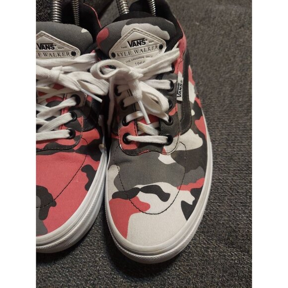 Vans Kyle Walker Pro Pink Black Camo Skateboard Shoes Size 7 Ultra Cush Low Mens - Picture 2 of 14
